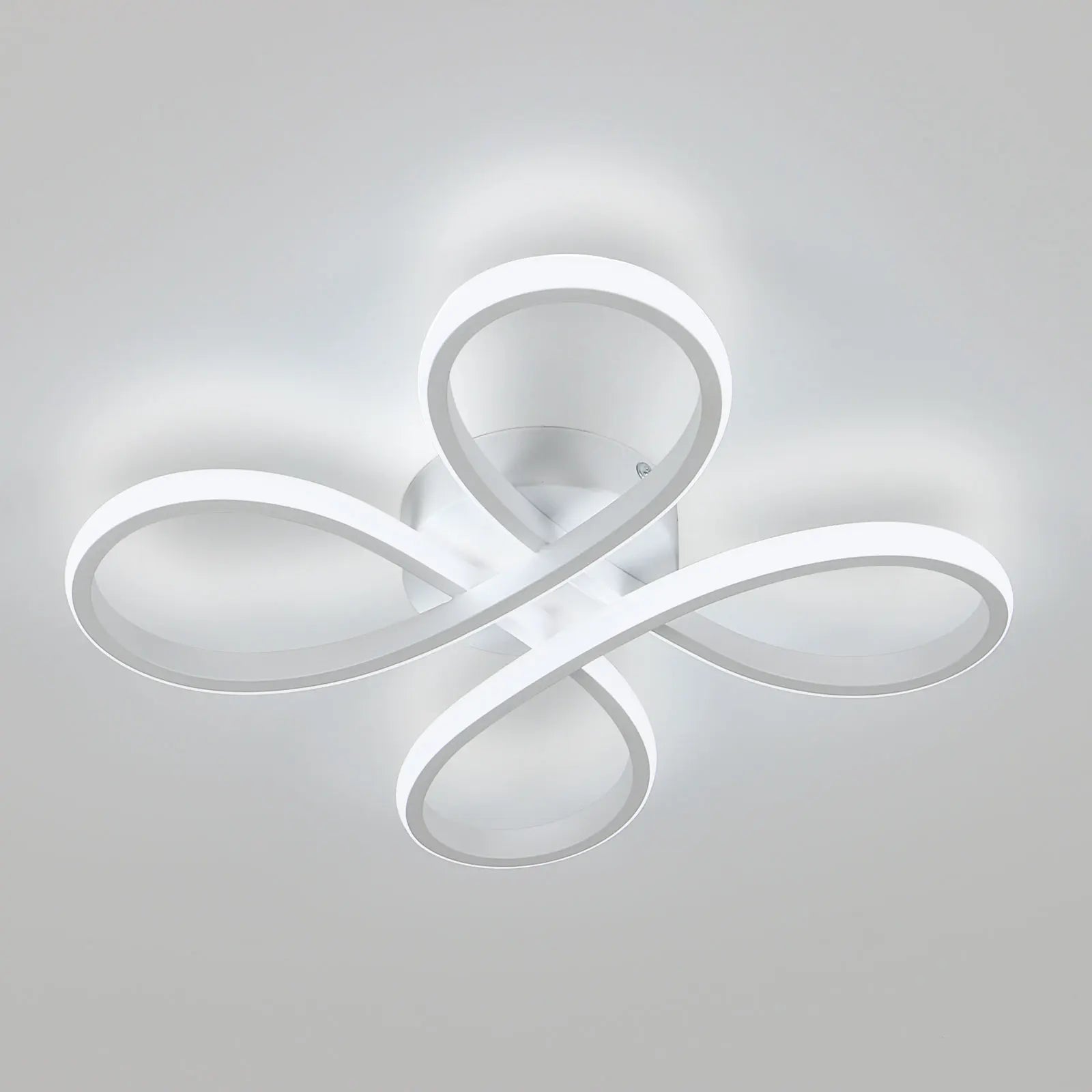 Modern LED Ceiling Lights,30W 2700LM Creative Flower Shape Chandeliers Ceiling Lamp For Bedroom,6500K Cool White Light