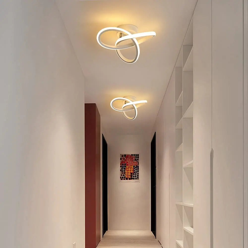 LED Ceiling Light,Modern LED Ceiling Light 22W 2500 LM,Aluminium Ceiling Light for Bedroom,Kitchen,Balcony,Living Room,Hallway,Warm Light 3000K-25cm