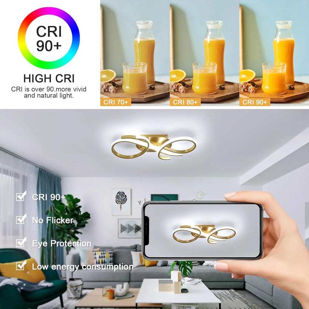 Modern LED Ceiling Lamp,36W 3240LM Ceiling Light,Aluminum LED Ceiling Light for Bedroom,Hallway