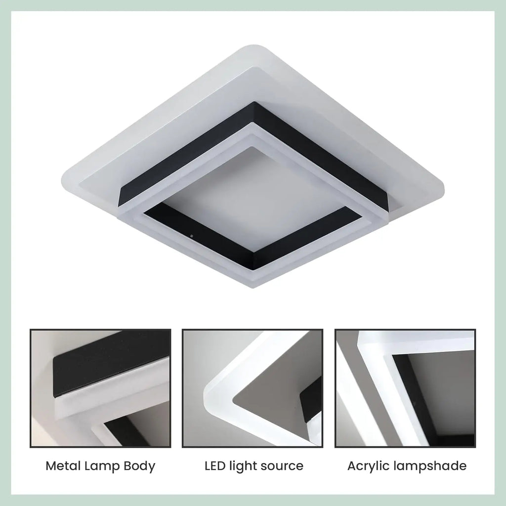 Edge Dark – nowoczesna lampa sufitowa