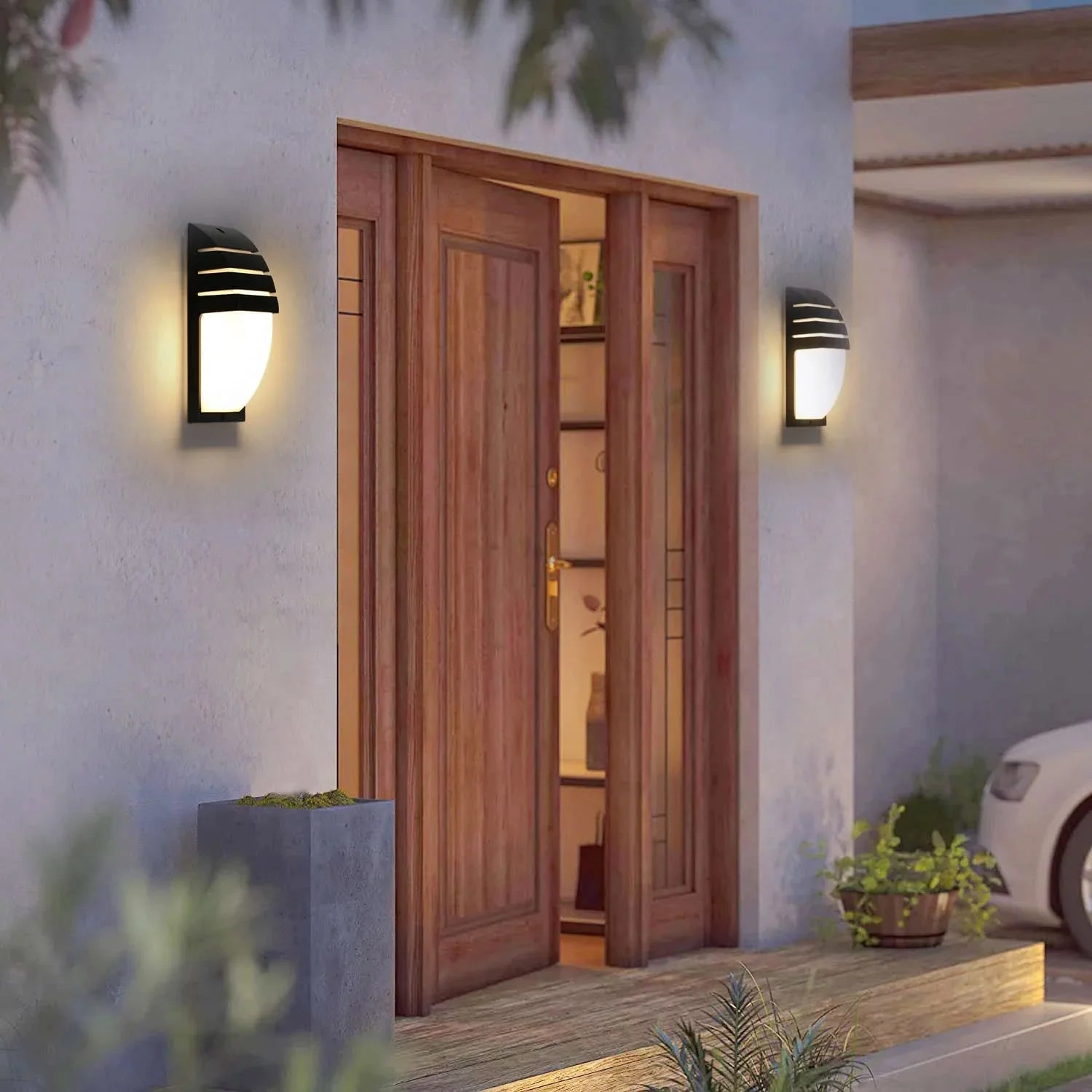 Sela - nowoczesny kinkiet zewnętrzny