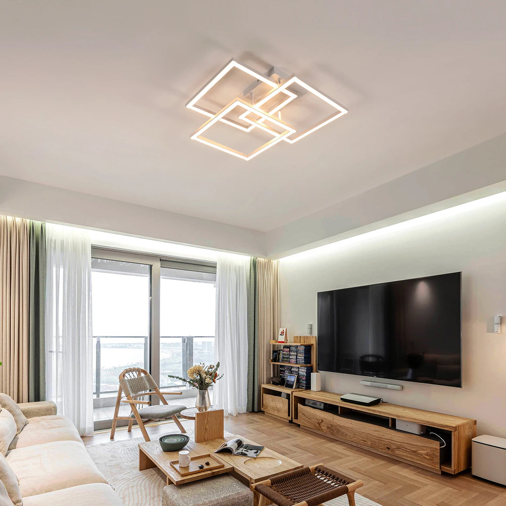 LED Ceiling Light,40W Dimmable LED Ceiling Lamp with remote control 3000K-6500K,For living room,Bedroom,Hallway,Indoor lighting