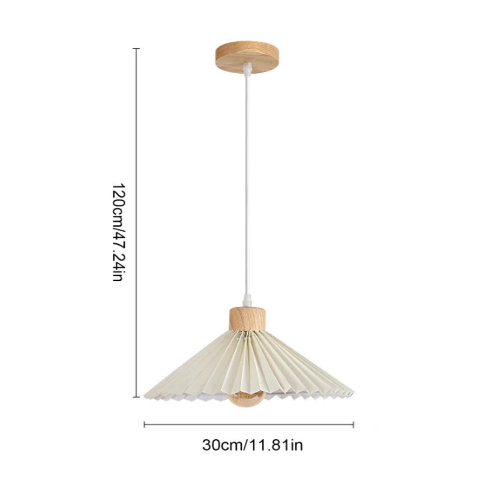 Pleat Wood – Lampa Wisząca Skandynawska