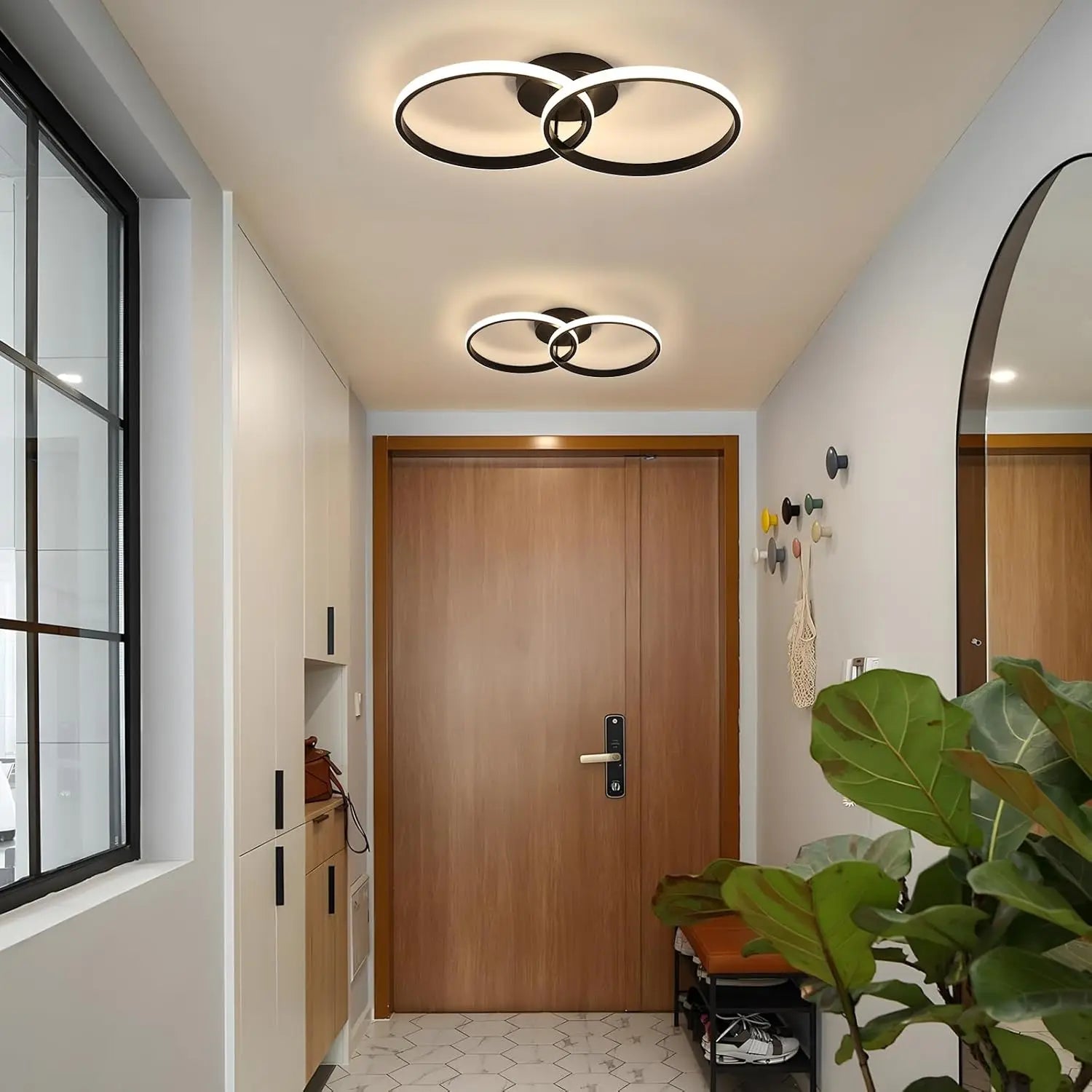 Velo Duo Black – nowoczesna lampa sufitowa