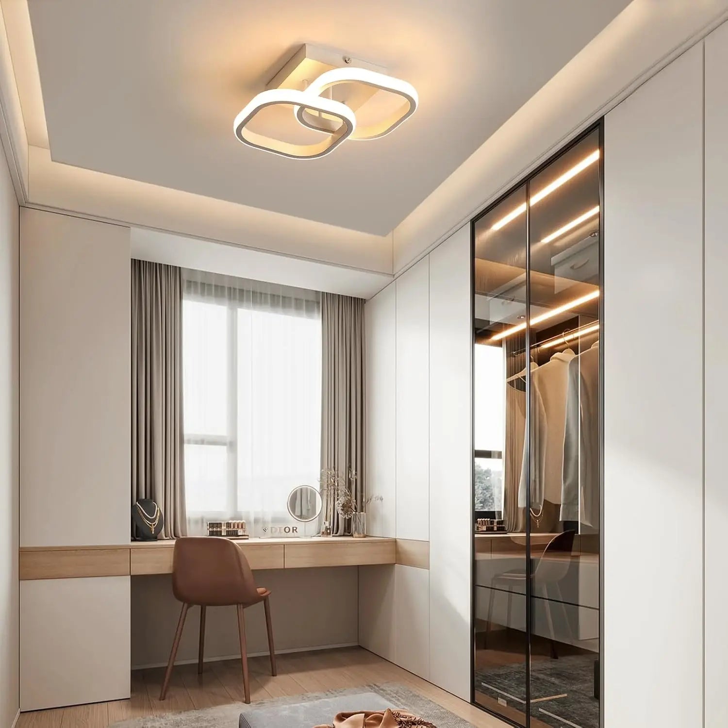 Quadra Duo – nowoczesna lampa sufitowa