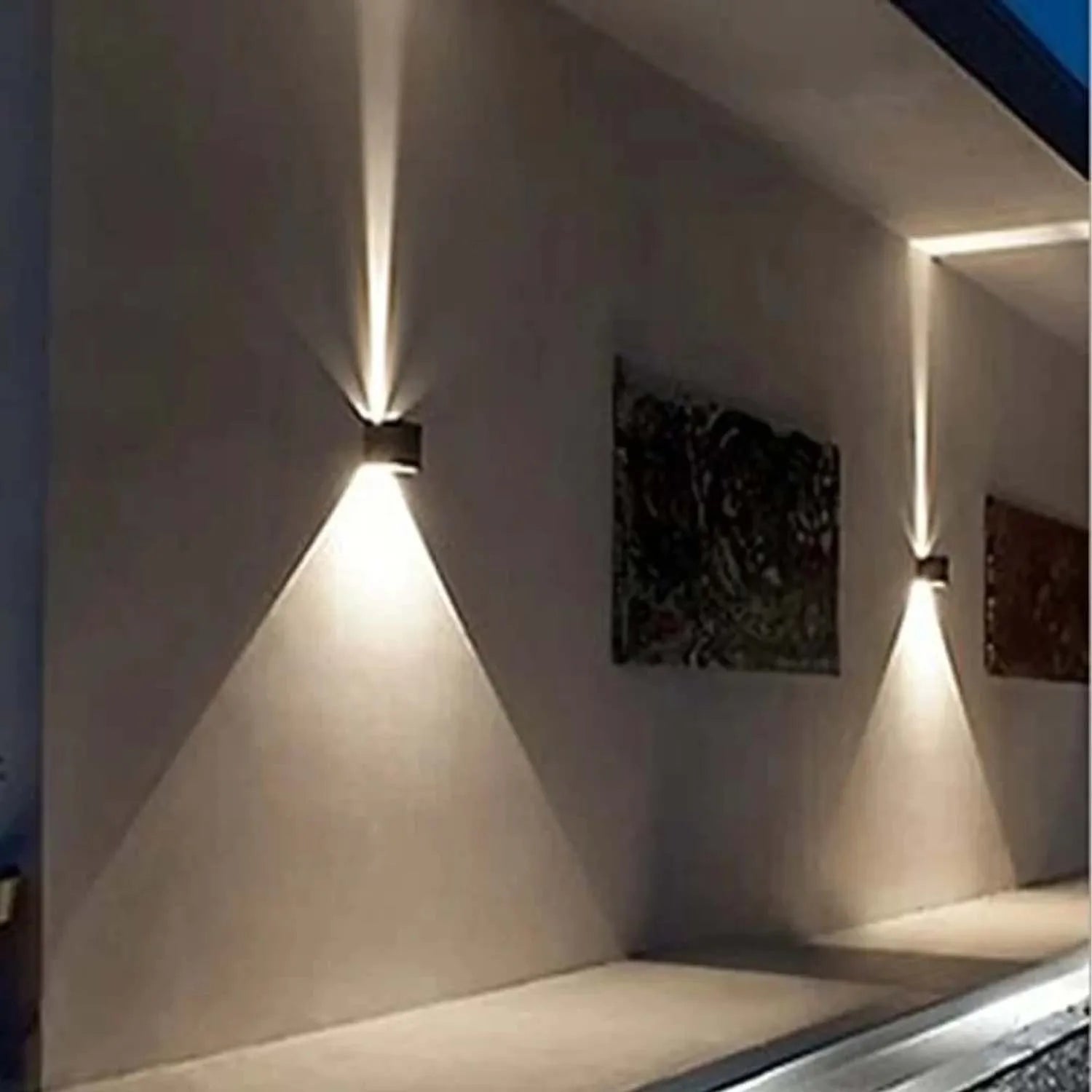 Cubic Beam (2pc) - nowoczesny kinkiet zewnętrzny