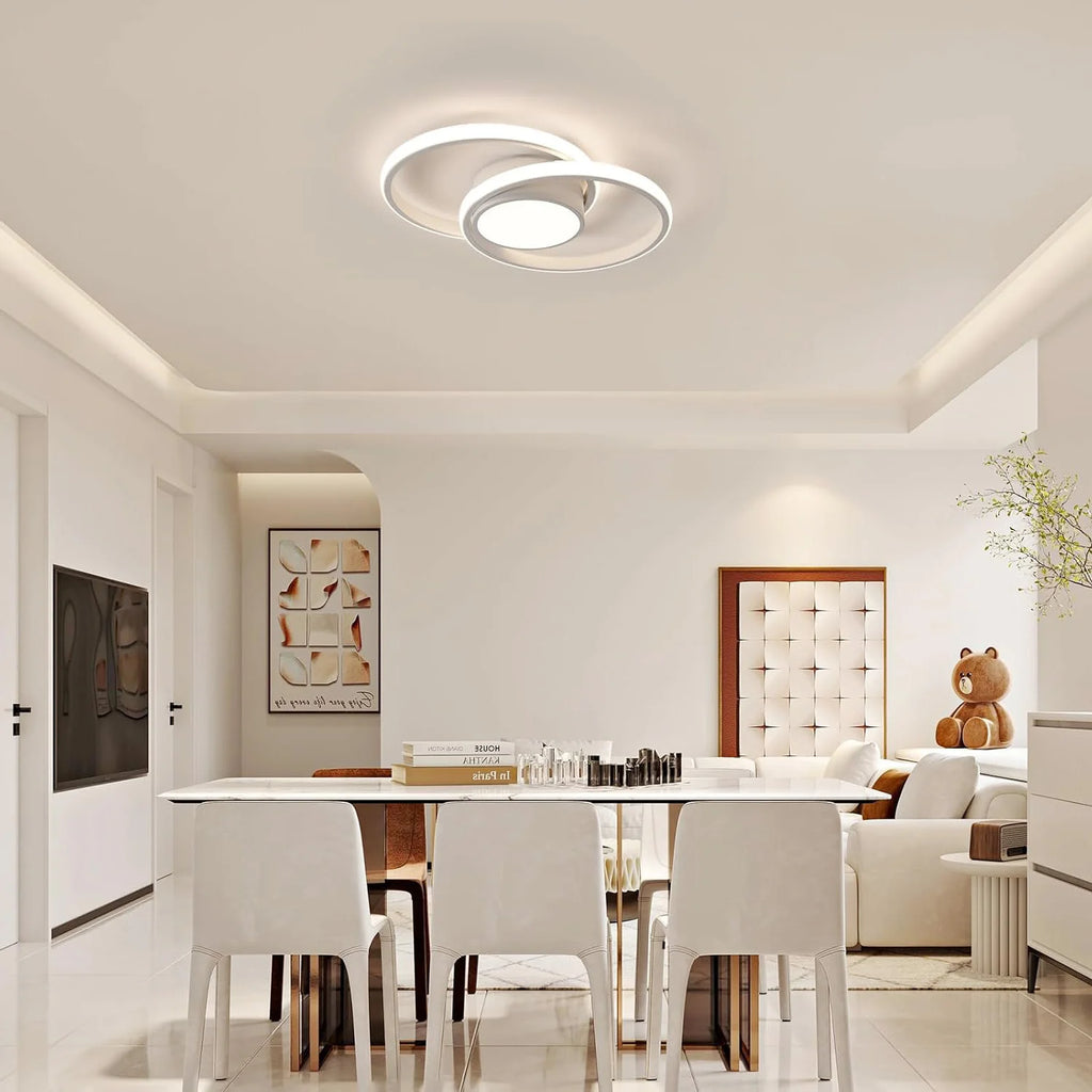 Dimmable LED Ceiling Light,40W 3600LM Ceiling Lamp with Remote Control 3000K-6500K,Round Ceiling Light For Living Room