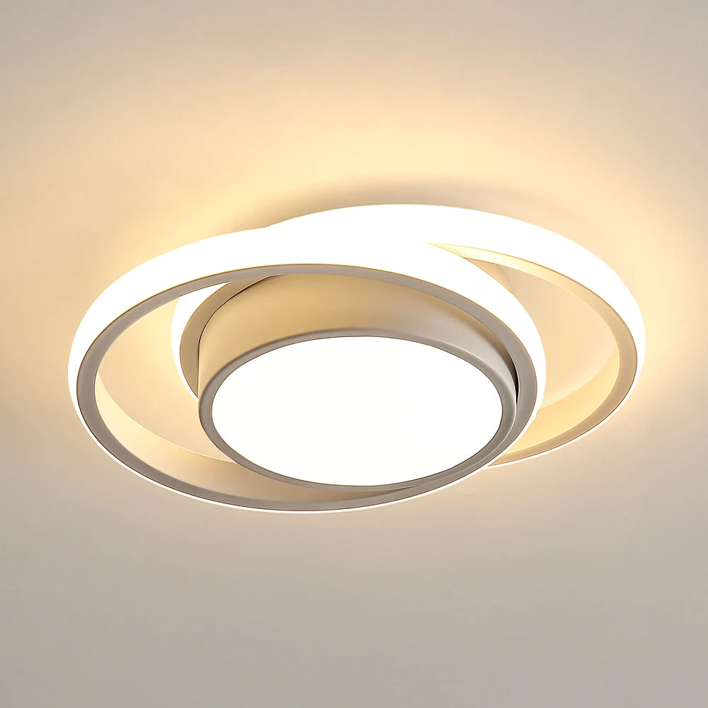 Modern LED Ceiling Lights,LED Ceiling Lamps 36W 3240LM,Warm White 3000K Round Ceiling Lighting for Bedroom Hallway Balcony