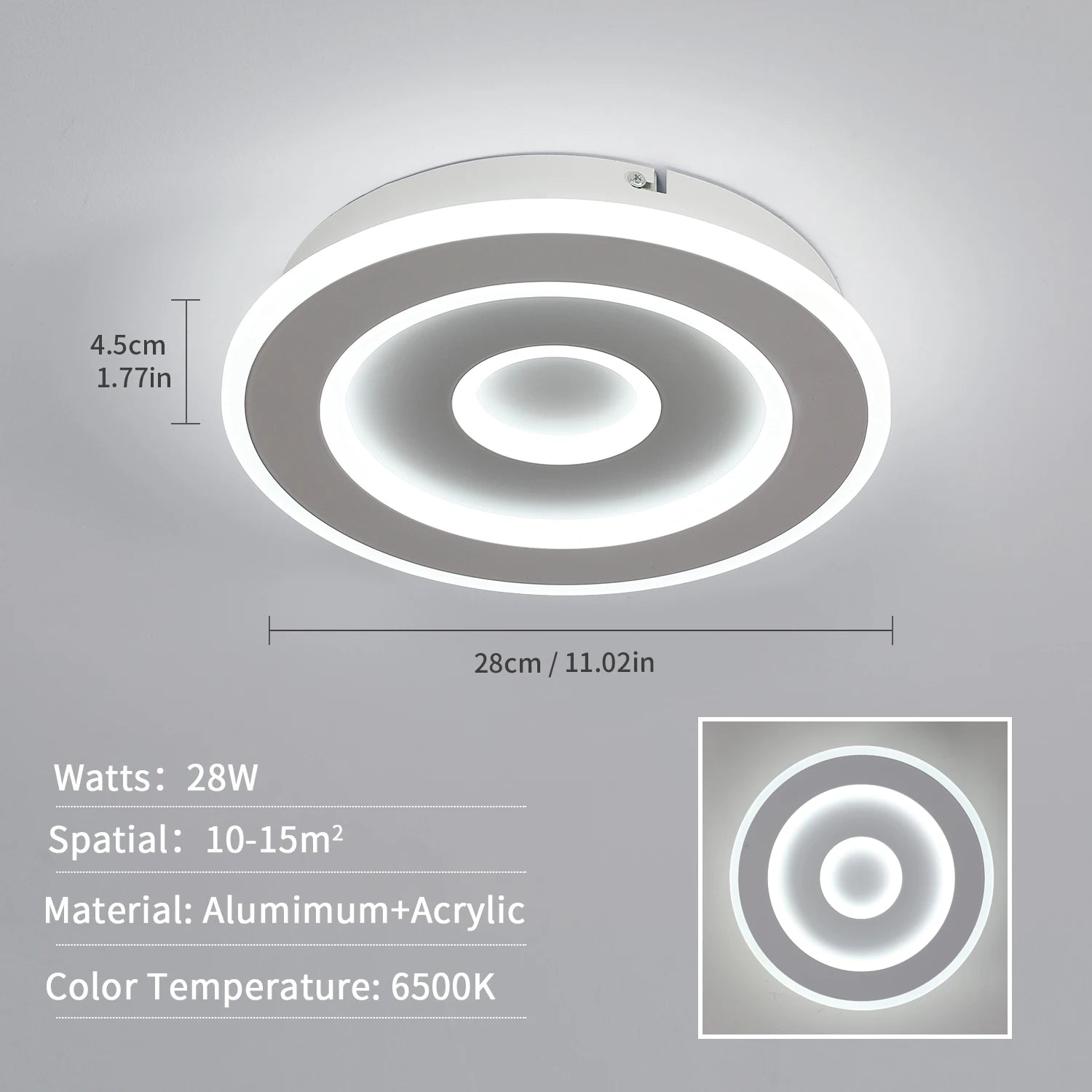 Lunis – nowoczesna lampa sufitowa