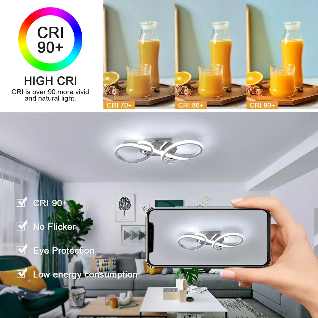 Ufo Chrome – nowoczesna lampa sufitowa