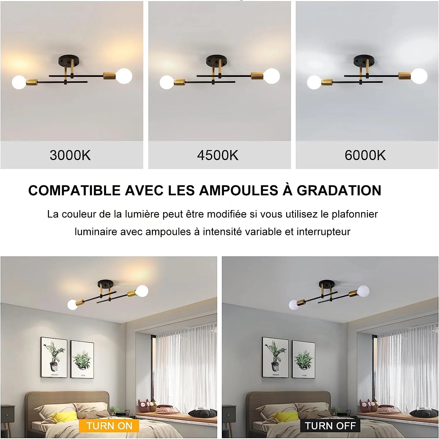 Sputnik Duo – nowoczesna lampa sufitowa