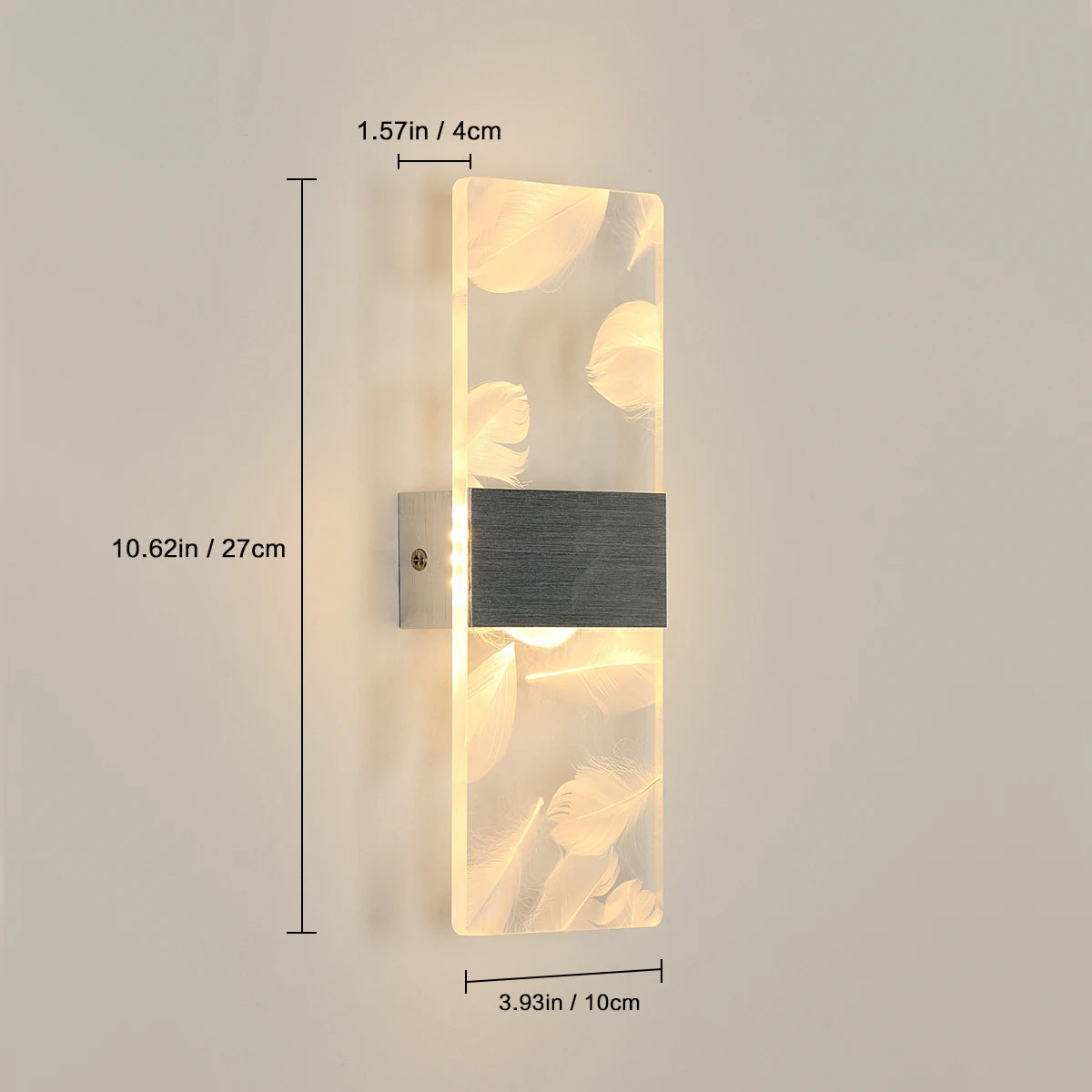 Pluma Duo (2pc) – nowoczesny kinkiet ścienny