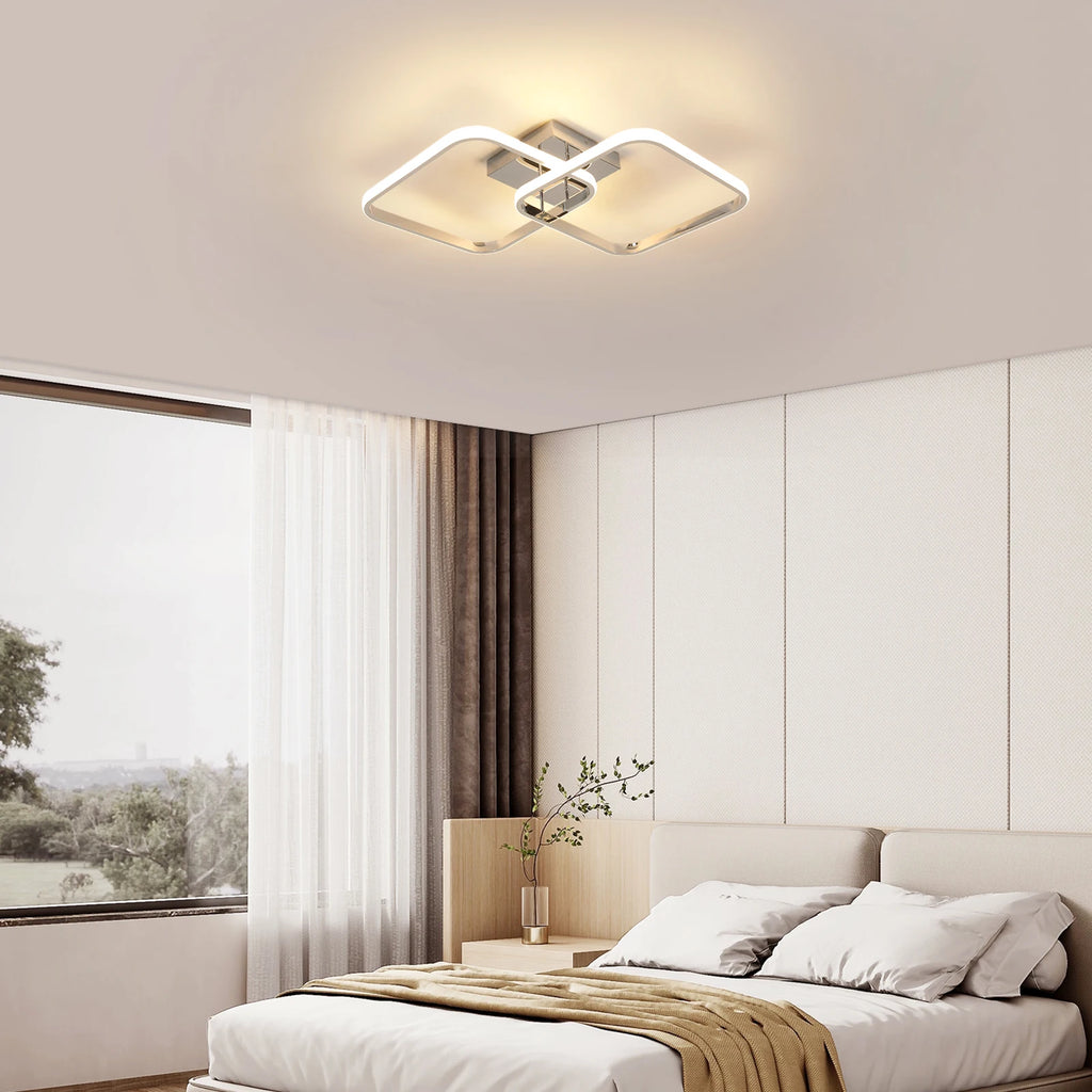 Twin Chrome – nowoczesna lampa sufitowa