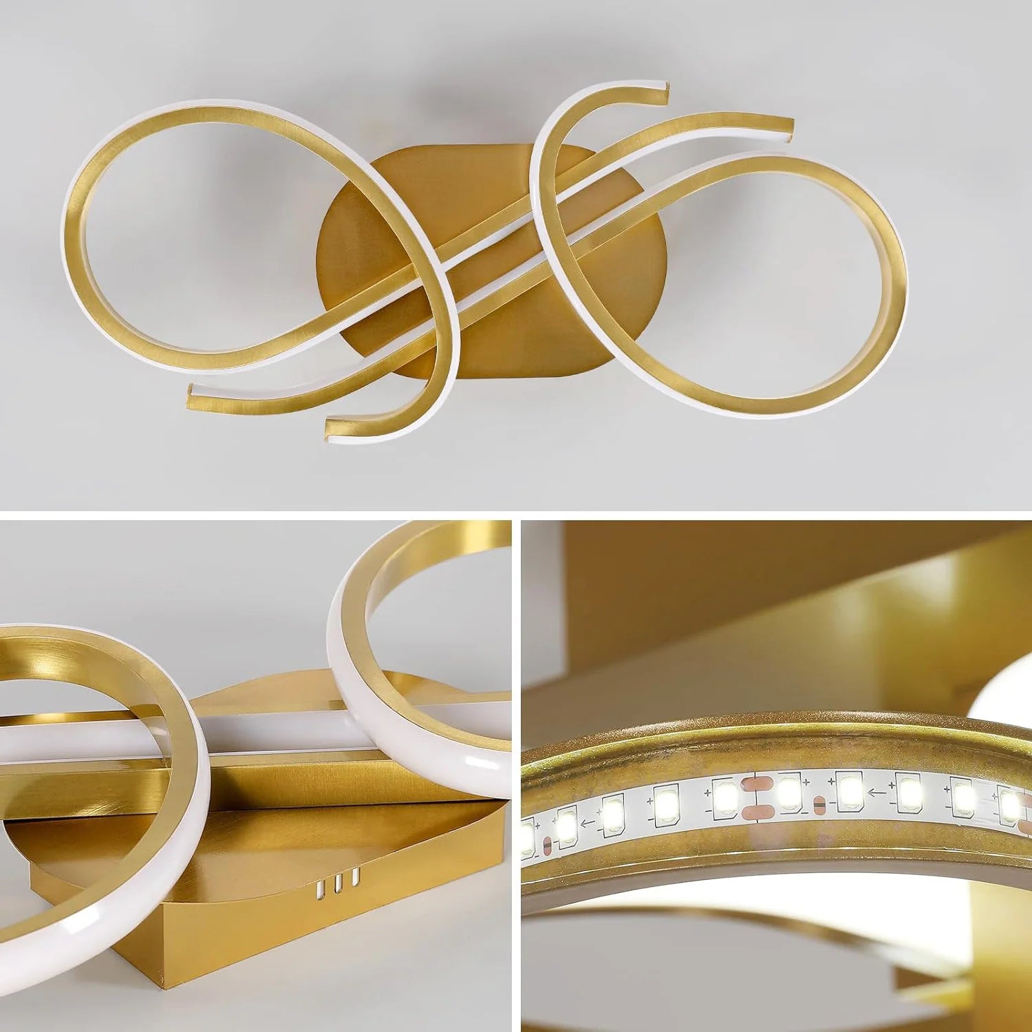 Modern LED Ceiling Lamp,36W 3240LM Ceiling Light,Aluminum LED Ceiling Light for Bedroom,Hallway