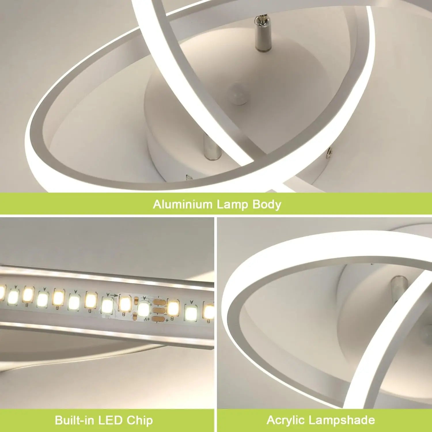 LED Ceiling Light,30W 3300LM Modern LED Ceiling Light Creative Flower Shape LED Ceiling Lights for Bedroom,4500K Natural Light