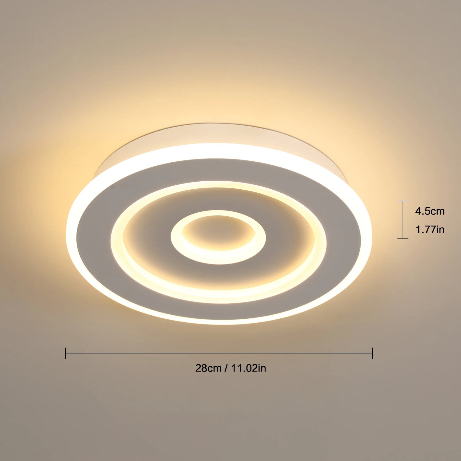 Vetro Round Slim – nowoczesna lampa sufitowa