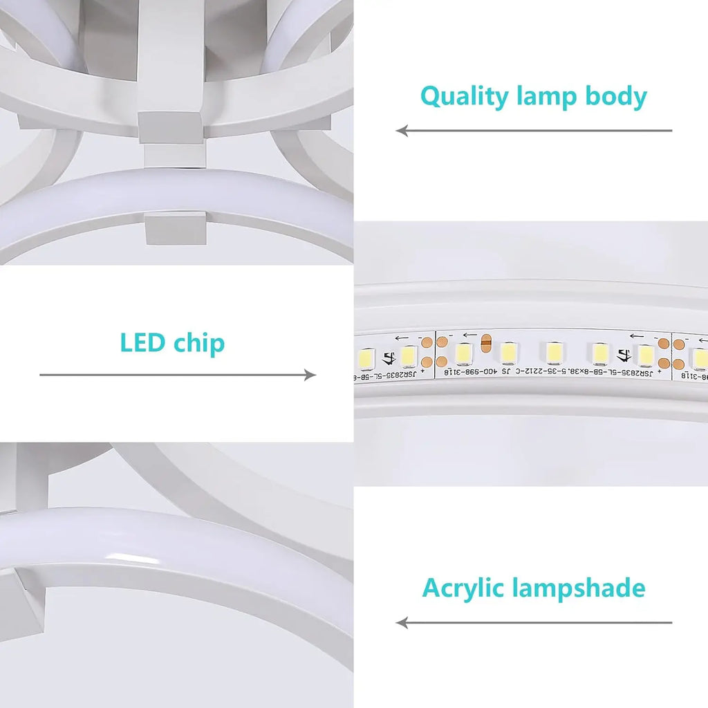 Orbit White – nowoczesna lampa sufitowa