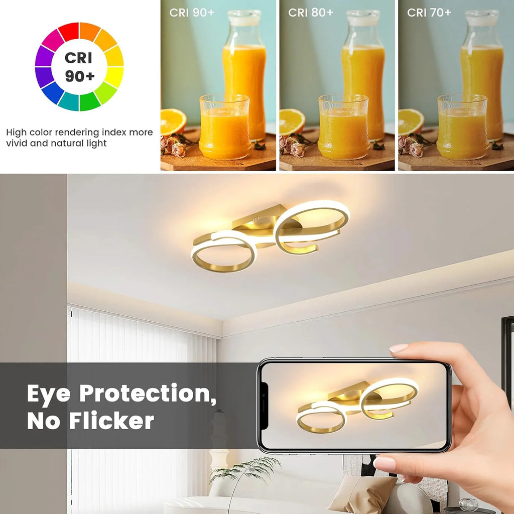 Modern LED Ceiling Lamp,36W 3240LM Ceiling Light,Aluminum LED Ceiling Light for Bedroom,Hallway