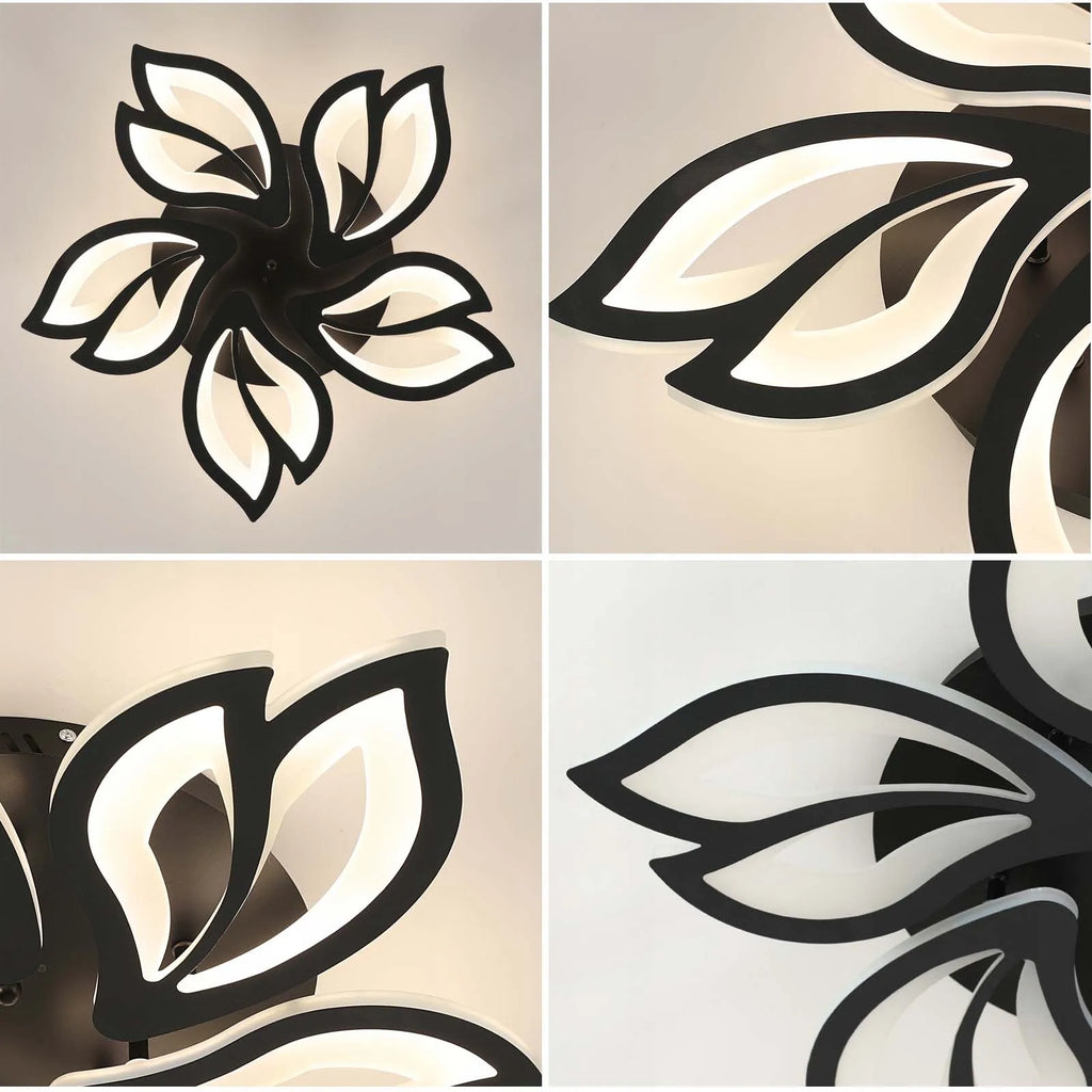 Black Petal – nowoczesna lampa sufitowa