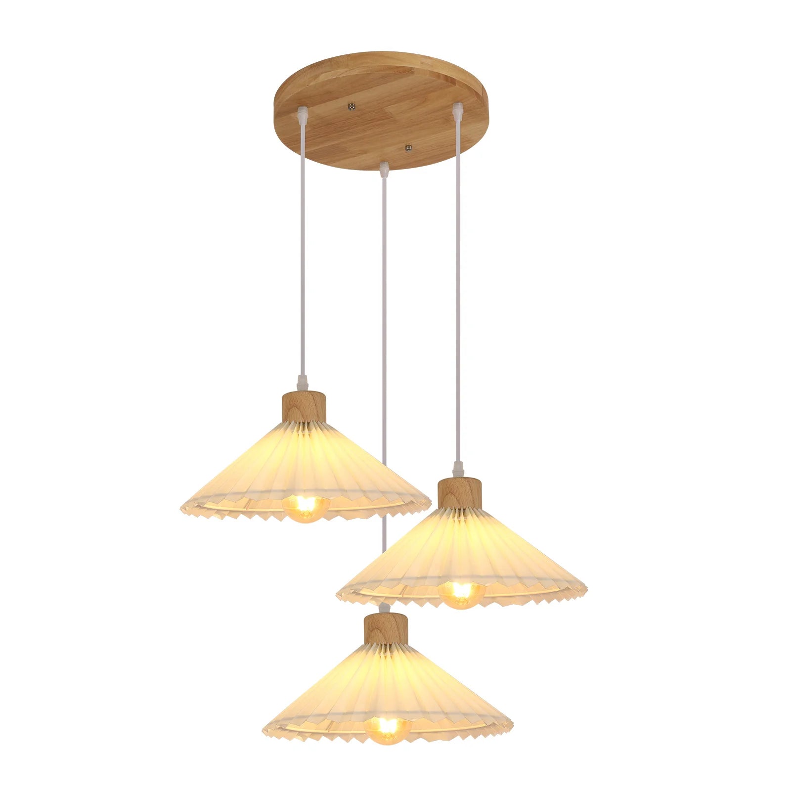 3-Light Chandelier,Industrial Farmhouse Ceiling Pendant Light,Adjustable Hanging Lamp for Kitchen Island(Bulb not included)