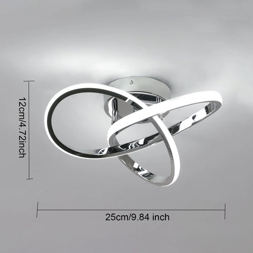Argento Wave – Nowoczesna Lampa Sufitowa
