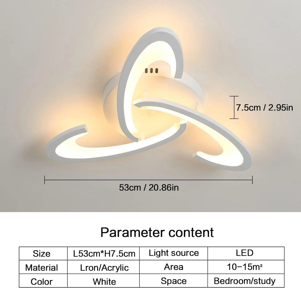 Trinitas – nowoczesna lampa sufitowa