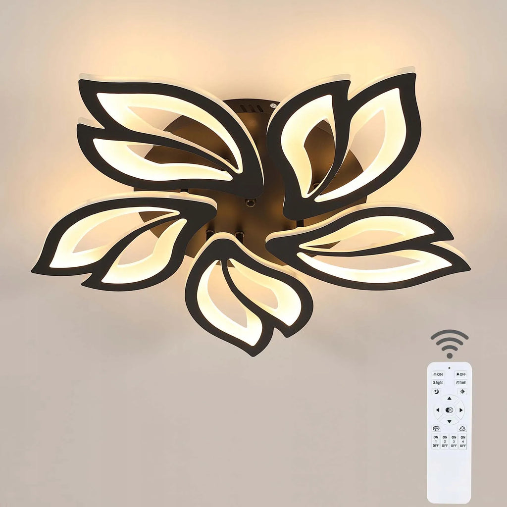 Black Petal – nowoczesna lampa sufitowa