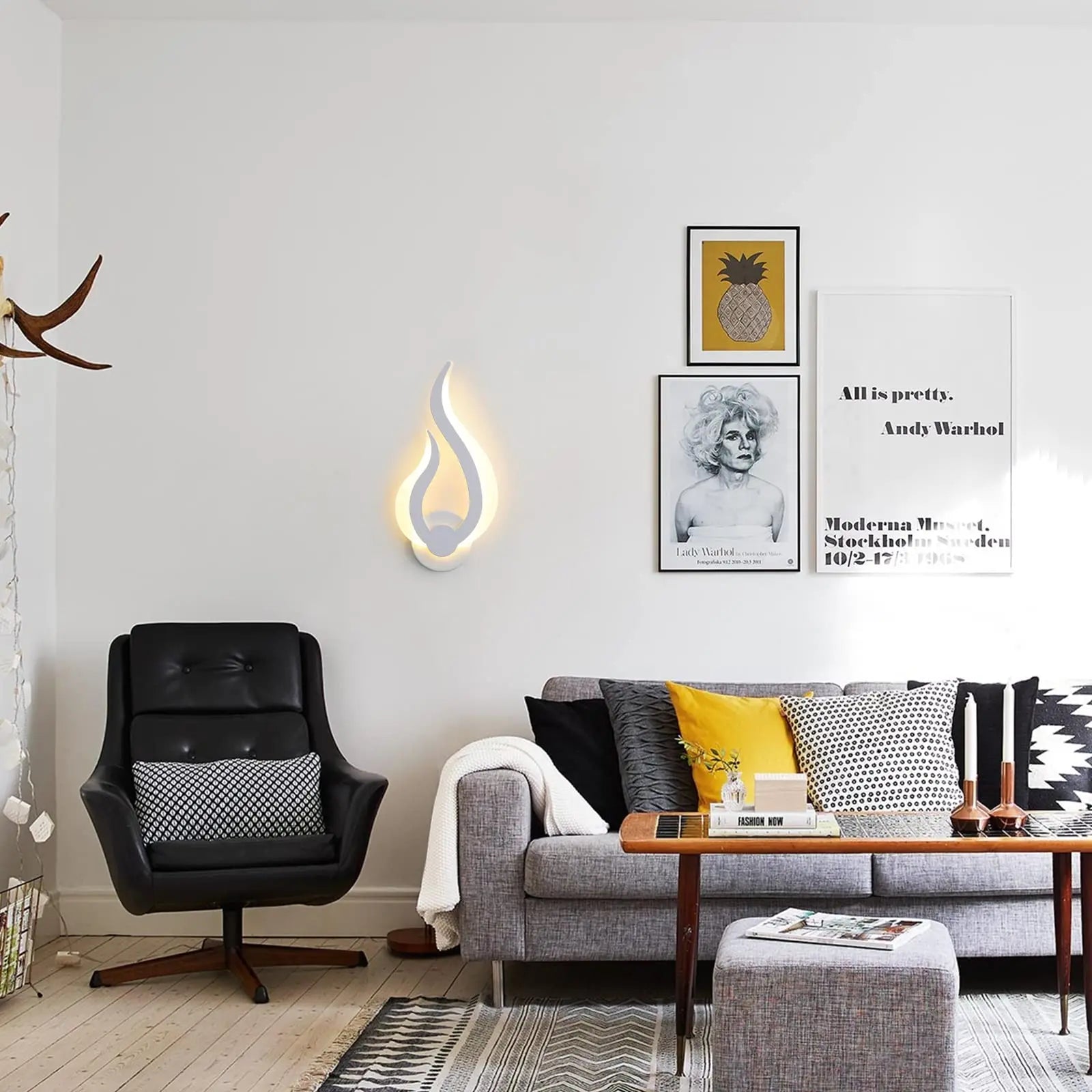 Flame Light – nowoczesny kinkiet ścienny