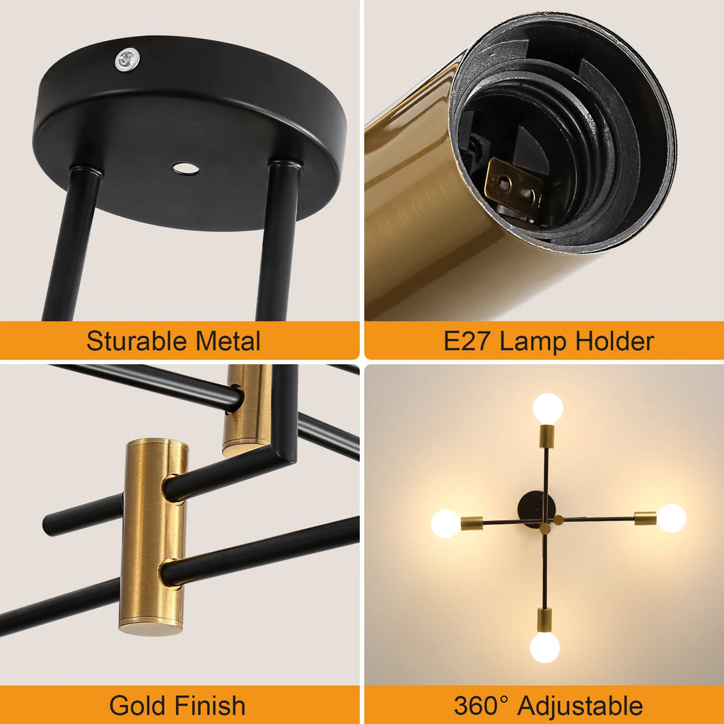 Sputnik Quad – nowoczesna lampa sufitowa