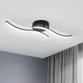 LED Ceiling Light,Modern 12W LED Ceiling Lamp Two parallel lines Indoor Acrylic Ceiling Lighting,6500K Cold White Light for Bedroom,Living Room