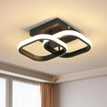 LED Ceiling Light,22W Modern Aluminum Square Ceiling Lights fixtures LED for Entrance Hallway Office Bedroom,3000K Warm White Light