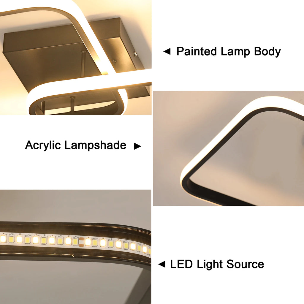 Dimmable LED Ceiling Light,50W 4500LM Ceiling Lamp with Remote Control,Dimmable 3000K-6500K Ceiling Light for Living Room