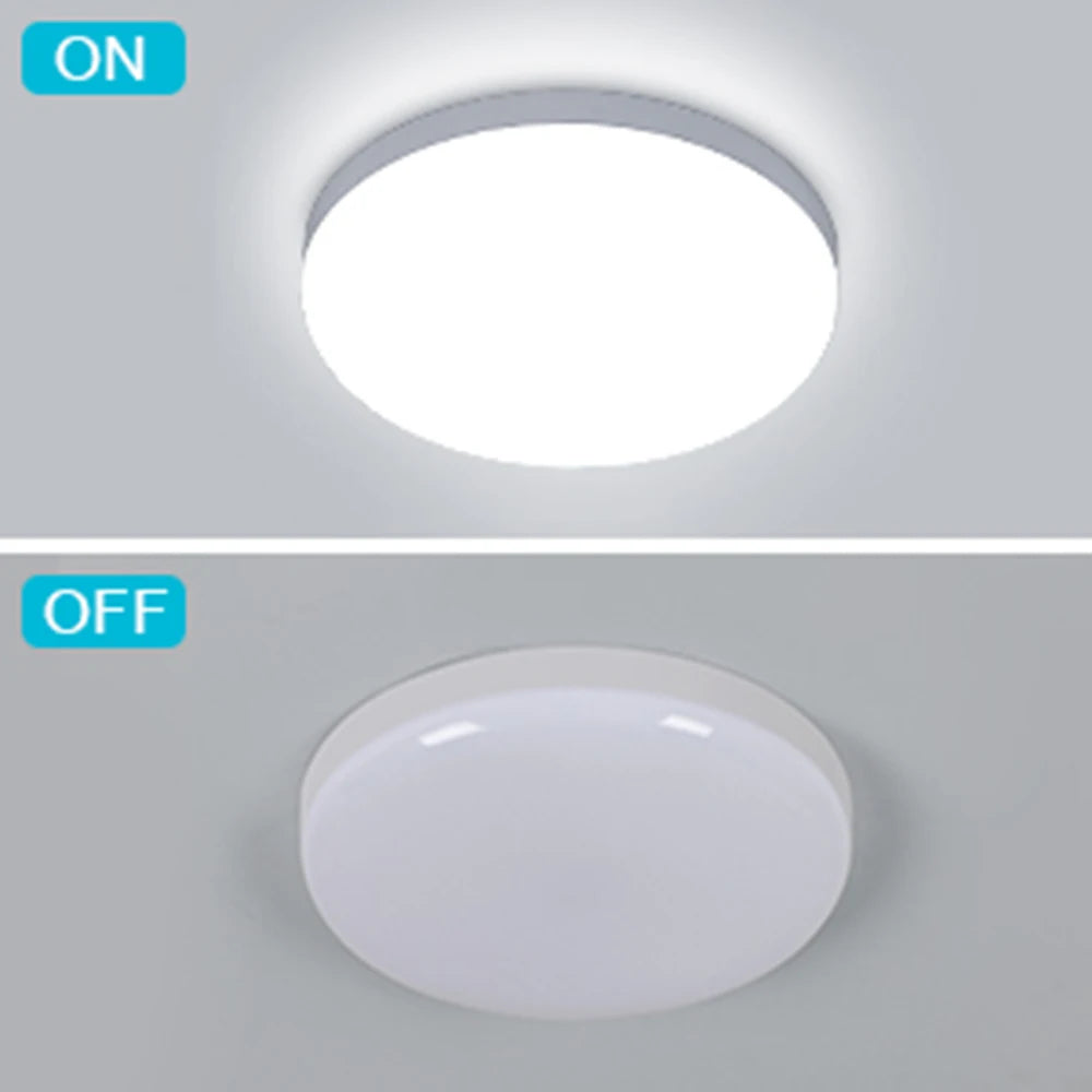 Modern Ceiling Lamp,Ultra Thin 32W 2880LM Ceiling Lights,Non-dimmable Round Flush Ceiling Light For Bedroom,Hallway,Living Room,Cold White Light 6500K