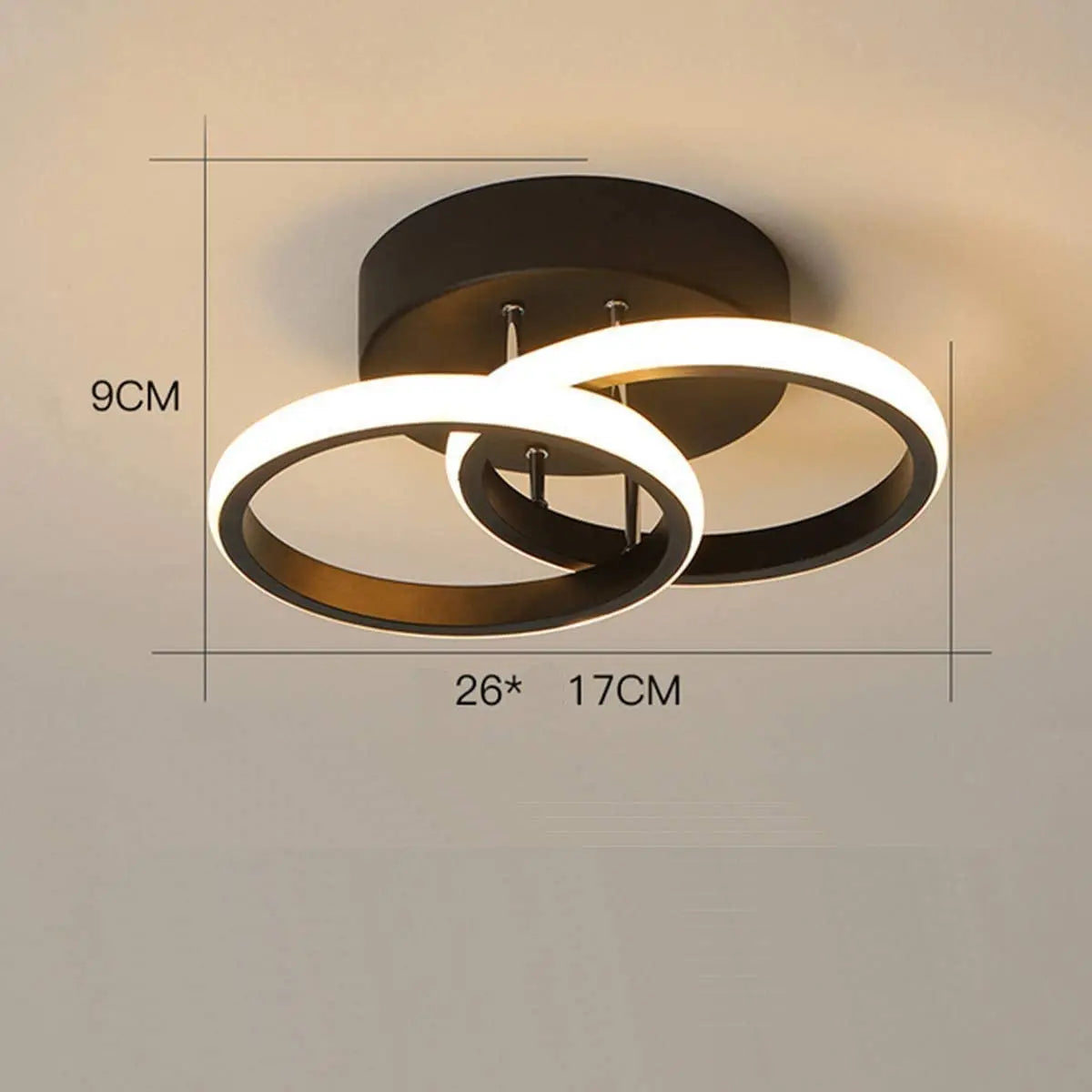 Luna Duo – nowoczesna lampa sufitowa