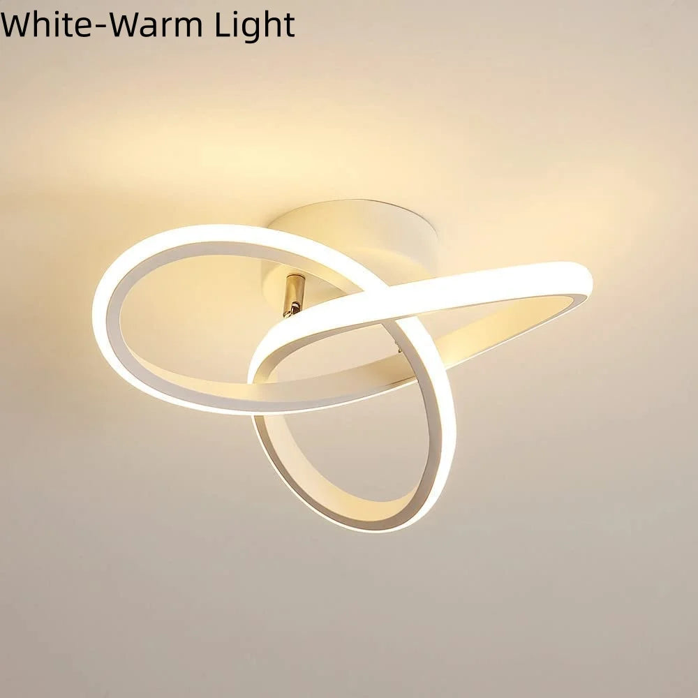Modern LED Ceiling Light,25cm Clover shape Ceiling Lamp,Various lights for Hallway,Living Room,Bedroom 3000K/4500K/6500K