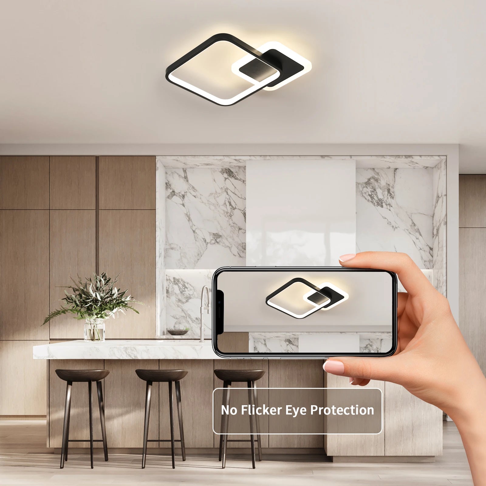 Vario Square – nowoczesna lampa sufitowa