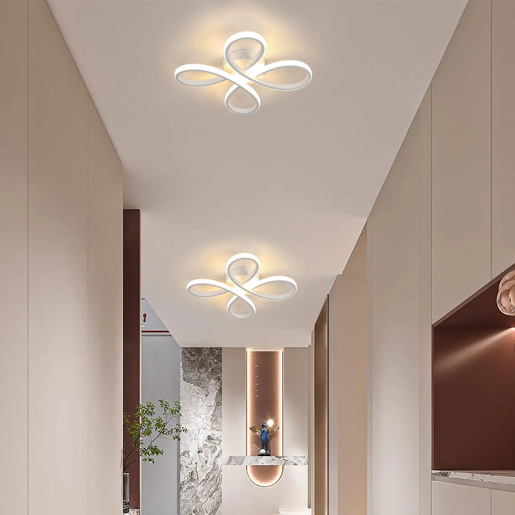 LED Ceiling Light,30W 3500LM Creative Flower Shapes LED Ceiling Lamp in Acrylic Modern Ceiling Light for Living Room,Bedroom,Dining Room,Warm Light 3000K