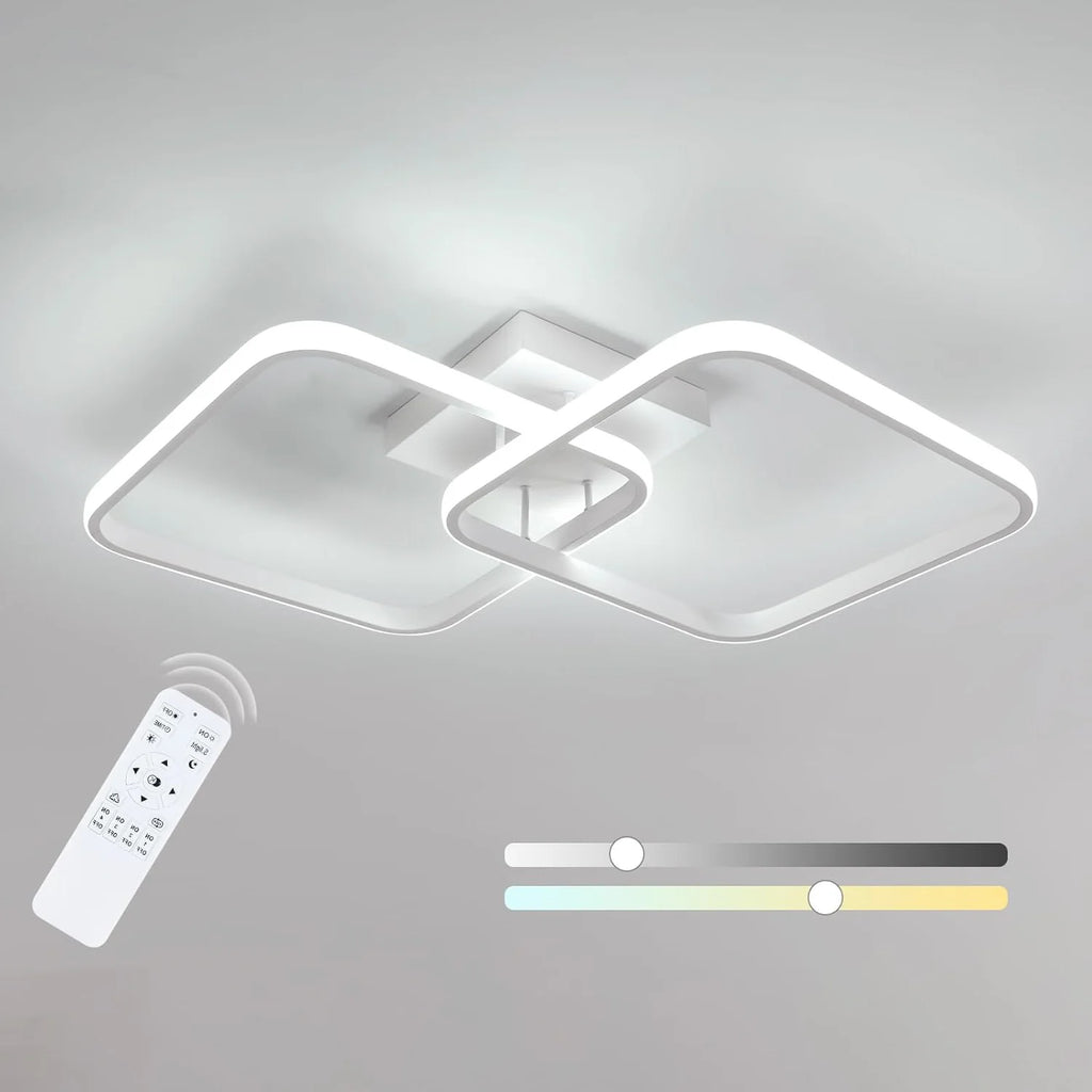 Dimmable LED Ceiling Light,50W 4500LM Ceiling Lamp with Remote Control,Dimmable 3000K-6500K Ceiling Light for Living Room