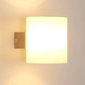 Indoor Wall Light,Wall Mounted Wooden Sconce, E27 Vintage Wall Lamp with Glass Lampshade,Wall Light For Bedroom,Hallway,Staircase,Stairs(Bulb not Included)