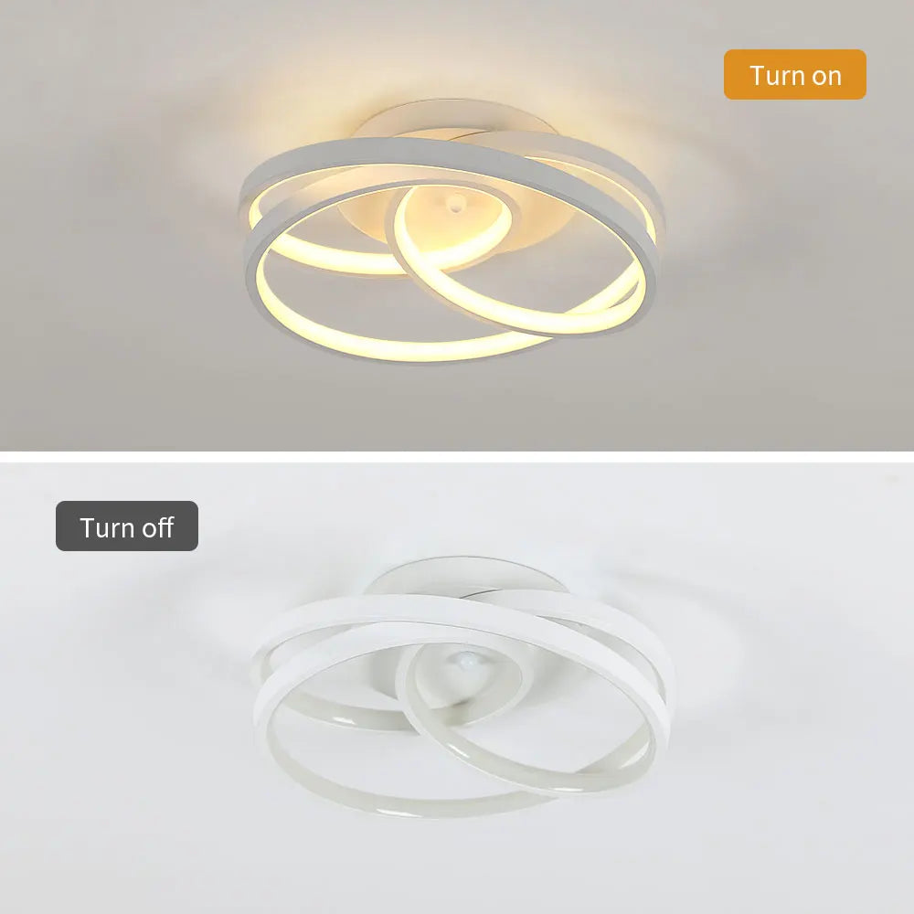 Modern Flush Mount Ceiling Light,Led Ceiling Light Fixtures,40W Close to Ceiling Lights,3000K Warm Light