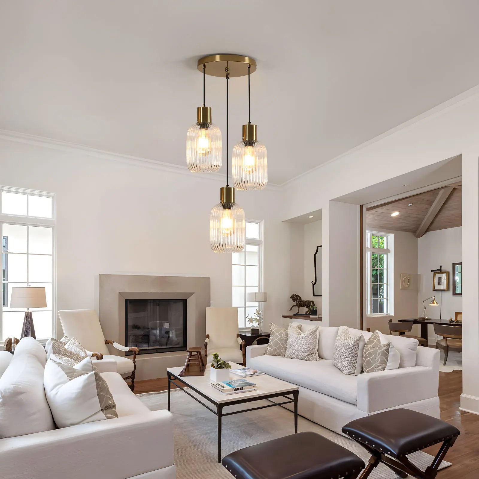 Clear Copper Drop – nowoczesna lampa sufitowa