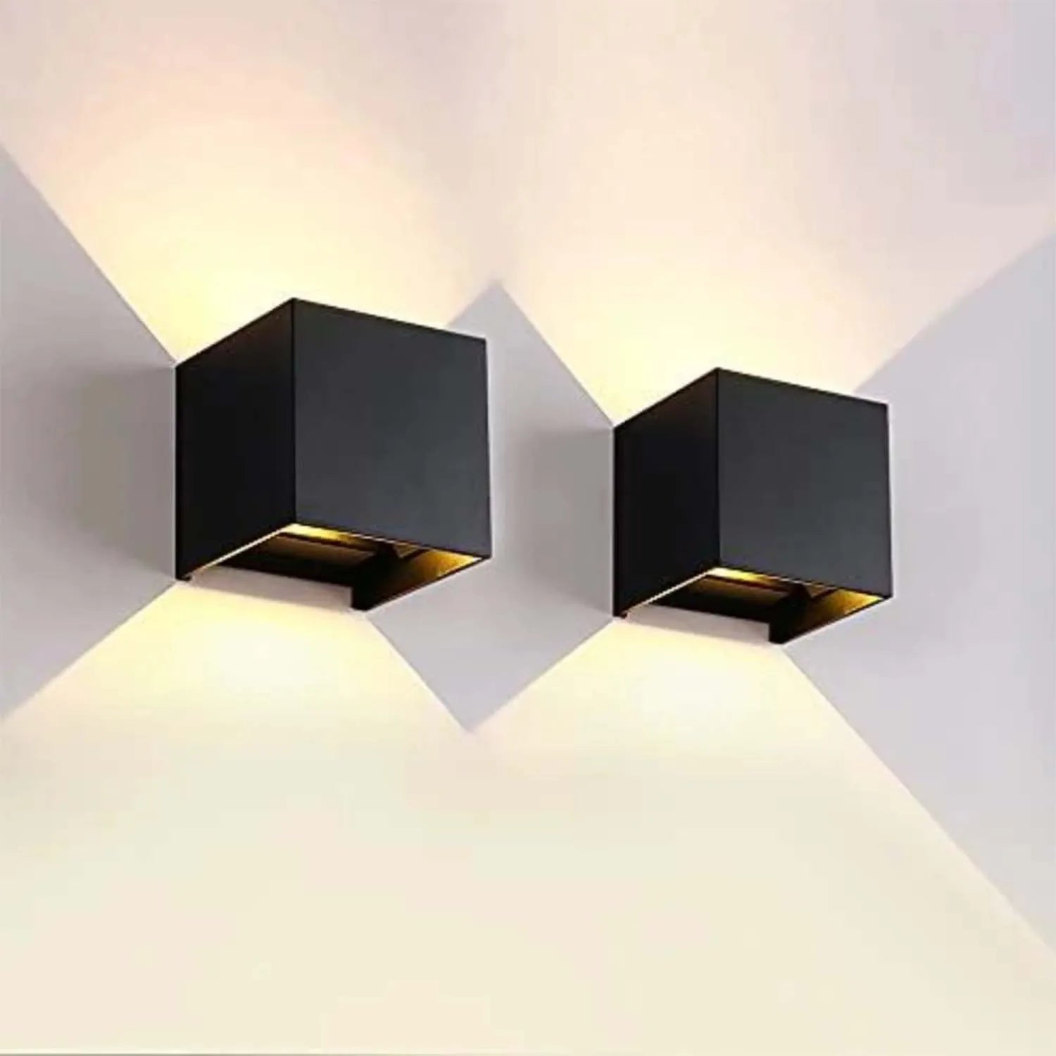 Cubic Beam (2pc) - nowoczesny kinkiet zewnętrzny