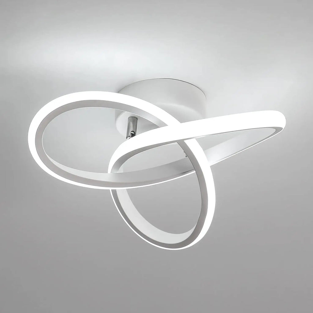 LED Ceiling Lights,22W Creative Personality Nordic Ceiling Light fixtures LED for Hallway,Aisle, Entrance, Bedroom, Kitchen,Living Room-25cm,Cold White Light 6500K