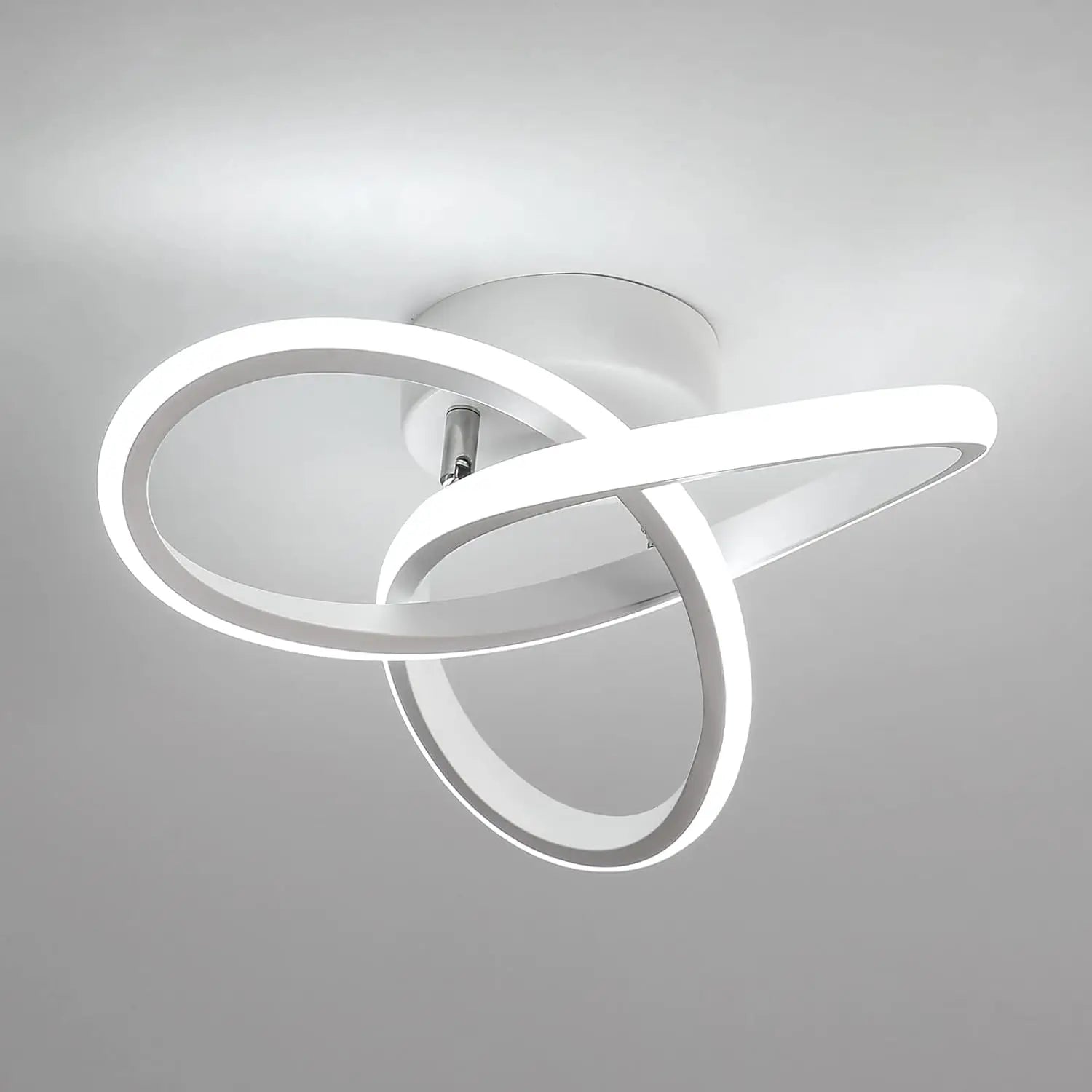 LED Ceiling Lights,22W Creative Personality Nordic Ceiling Light fixtures LED for Hallway,Aisle, Entrance, Bedroom, Kitchen,Living Room-25cm,Cold White Light 6500K