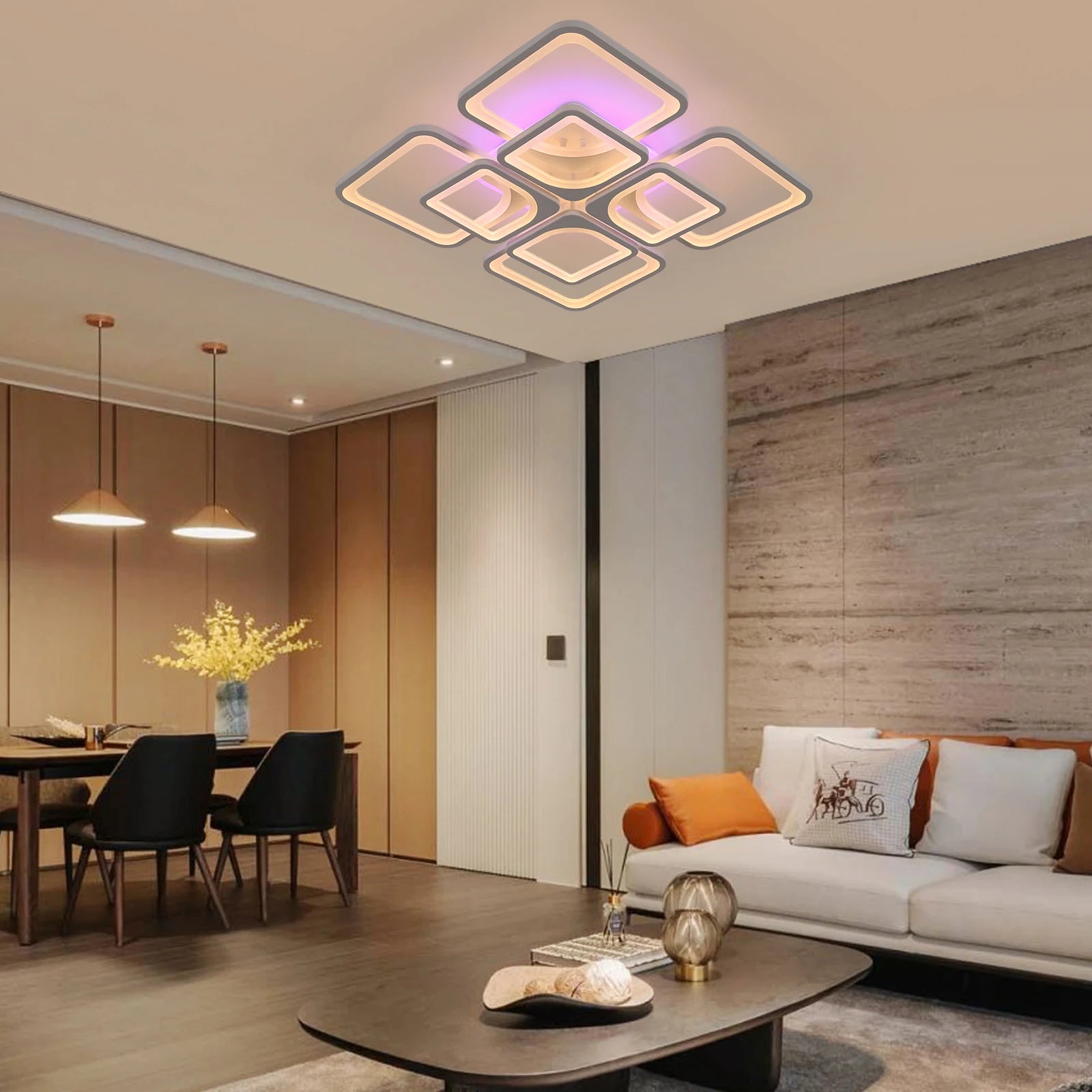 Vetro Grand RGB – nowoczesna lampa sufitowa