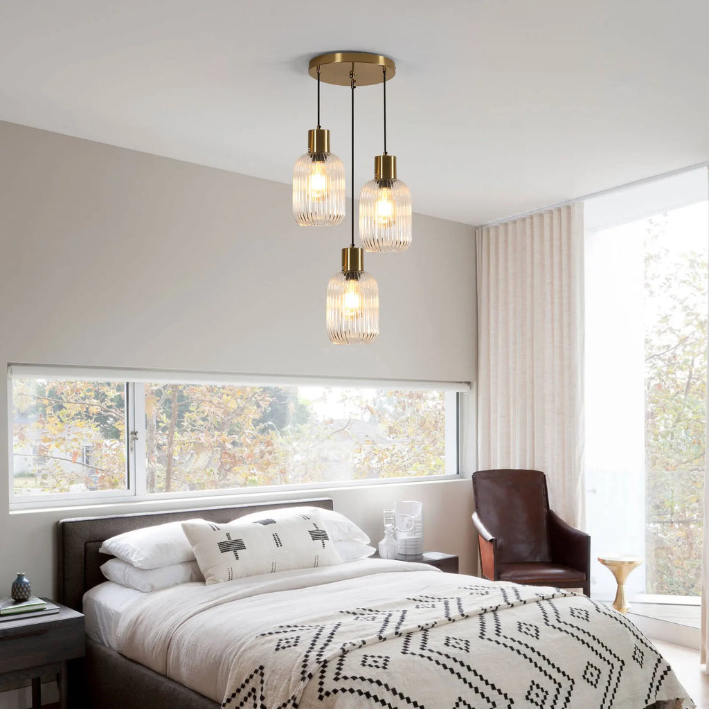 Clear Copper Drop – nowoczesna lampa sufitowa