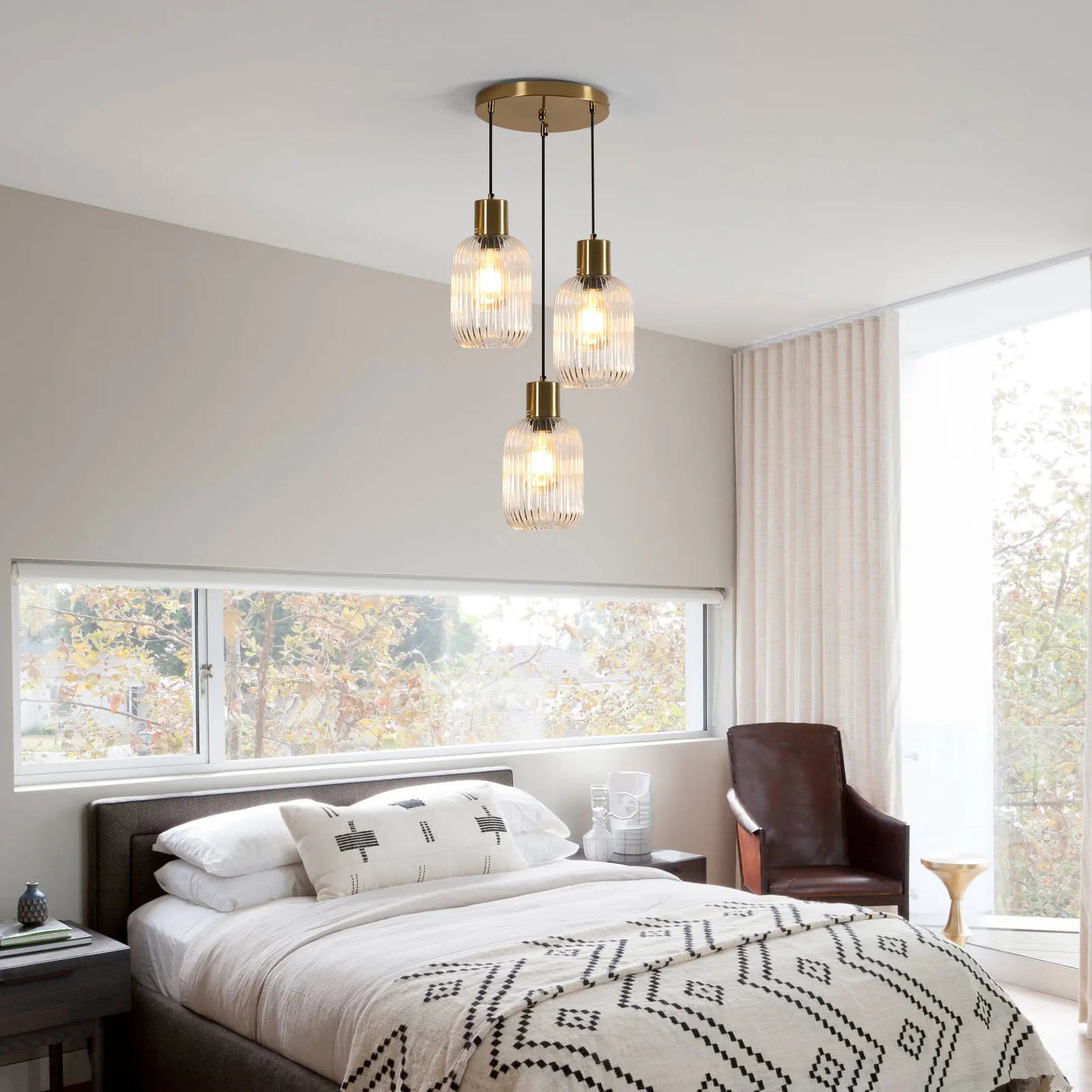 Clear Copper Drop – nowoczesna lampa sufitowa