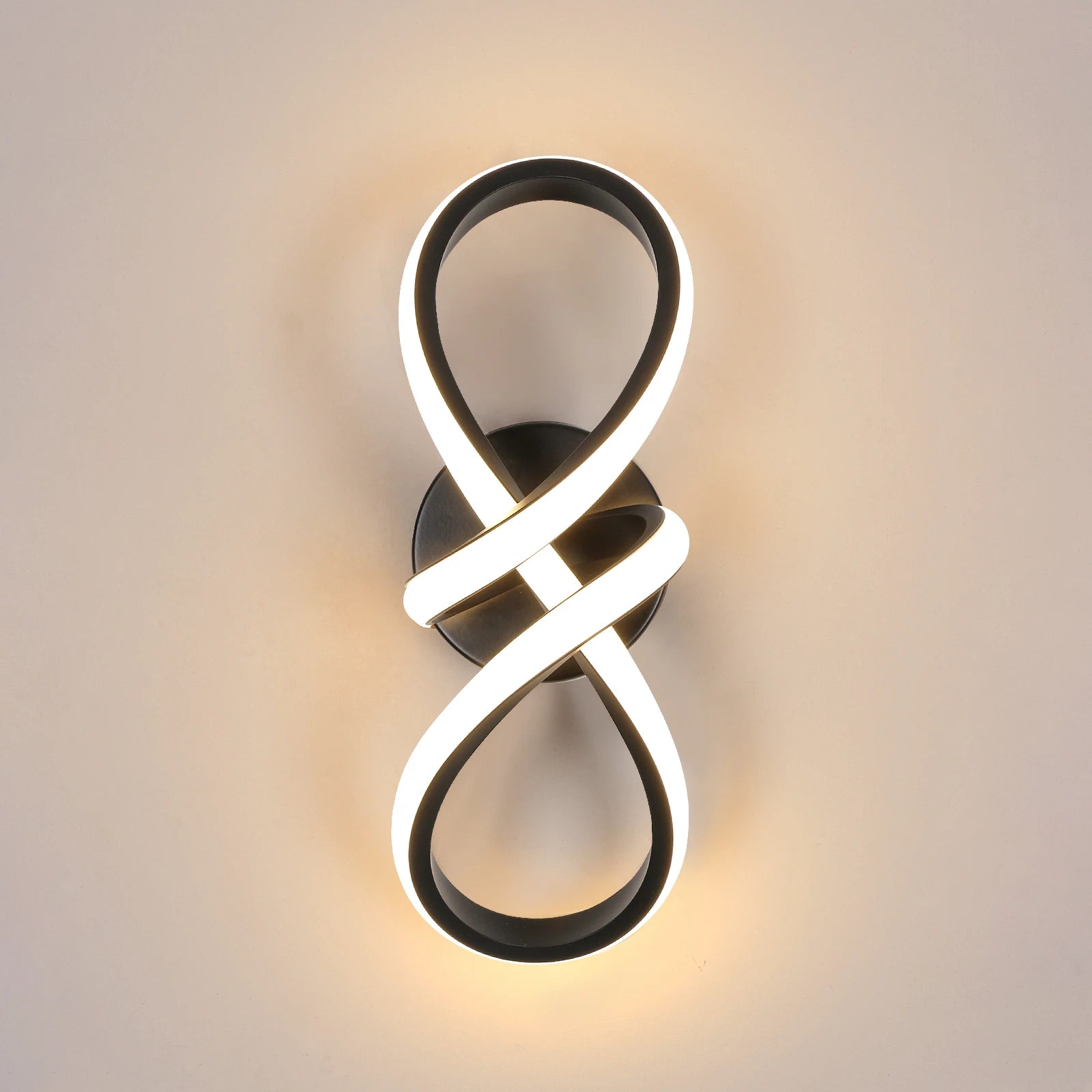 Modern LED Ceiling Lights, Curved Ceiling Lamp 20W 1800LM Warm White 3000K for Living Room,Dining Room