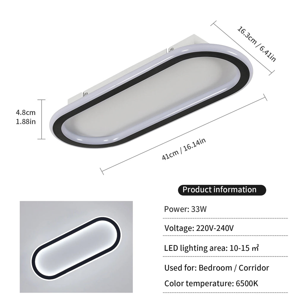 Slim Line Dark – nowoczesna lampa sufitowa