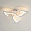 LED Ceiling Light,36W 3240LM Modern Design Ceiling Lighting,3 Head Lights Living Room Ceiling Light Acrylic White Flower Fittings Ceilings for Bedroom, Kitchen,Dining Room